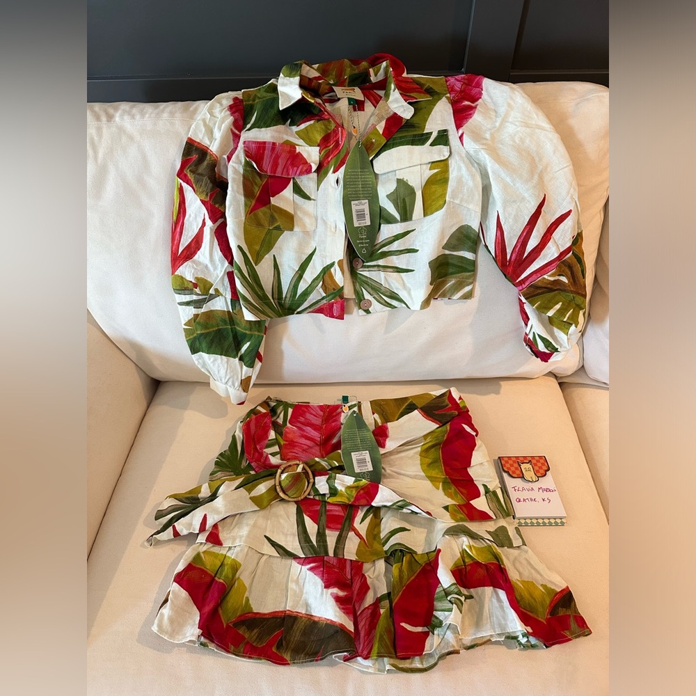 NWT Farm Spring Forest.  Skirt M.  Cross-posted.